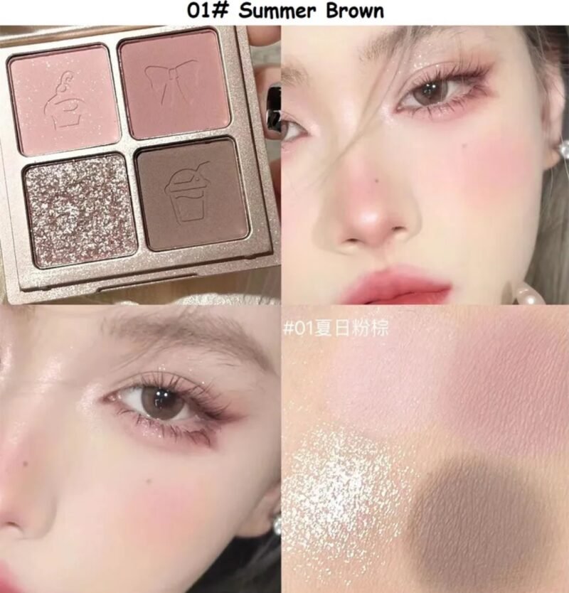 ART VALUE Little Bear Knight Four Color Eyeshadow- 1