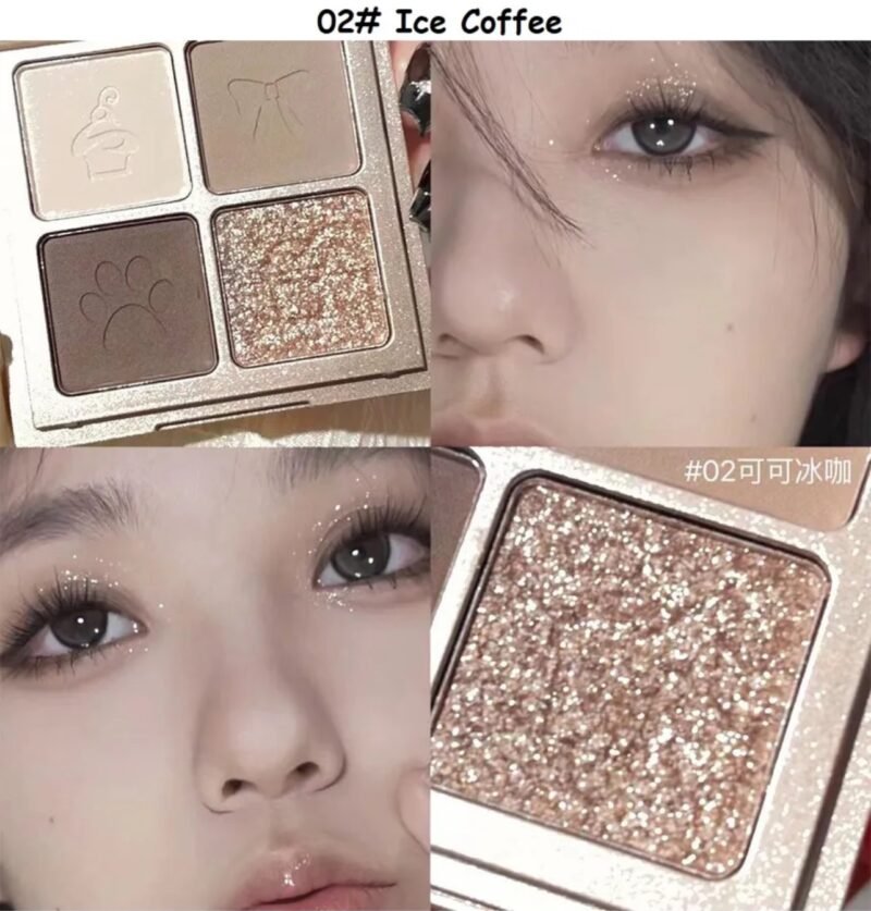 ART VALUE Little Bear Knight Four Color Eyeshadow- 2