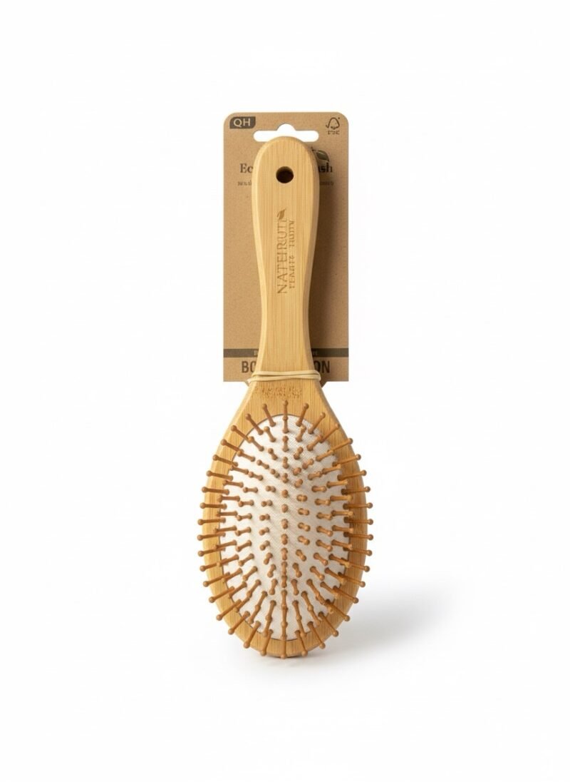 QH bamboo hair brush