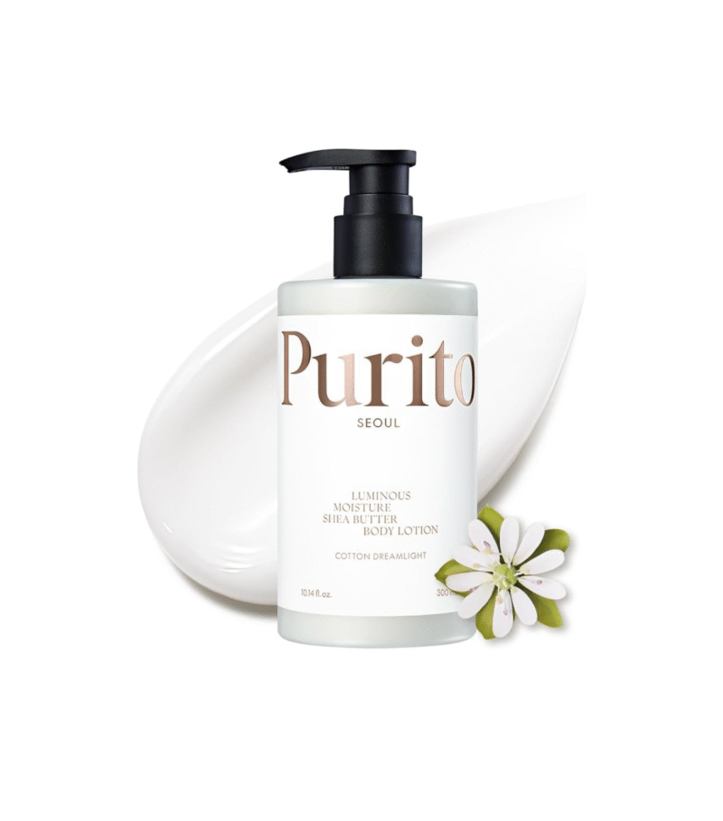 PURITO Luminous Moisture Shea Butter Body Lotion Cotton Dreamlight - 300ml