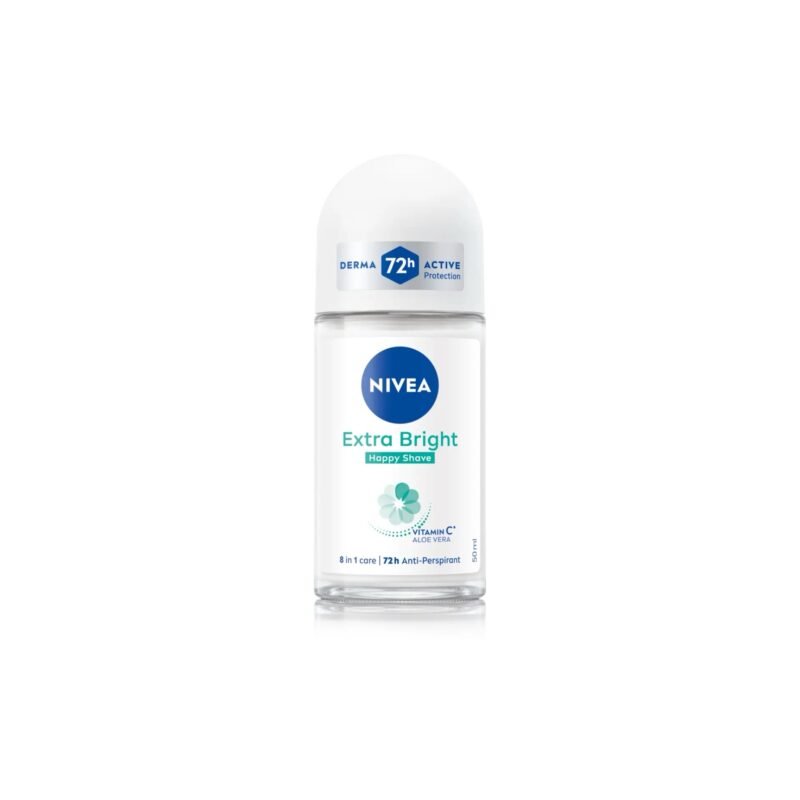 Nivea Extra Bright Happy Shave Anti-Perspirant Roll-On - 50ml