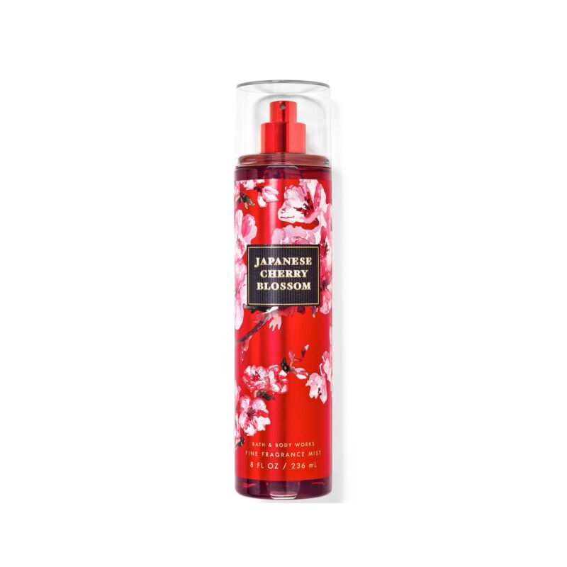 bottle of Bath & Body Works Japanese Cherry Blossom Fine Fragrance Mist - 236ml