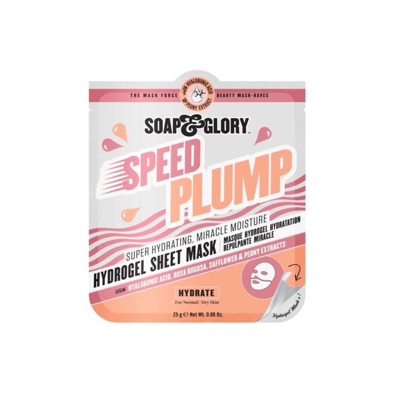 photo-output-634 Soap & Glory Speed Plump Super-Hydrating Miracle Moisture Hydrogel Sheet Mask- 25g