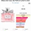 Dior miss dior eau de parfum 100 ml