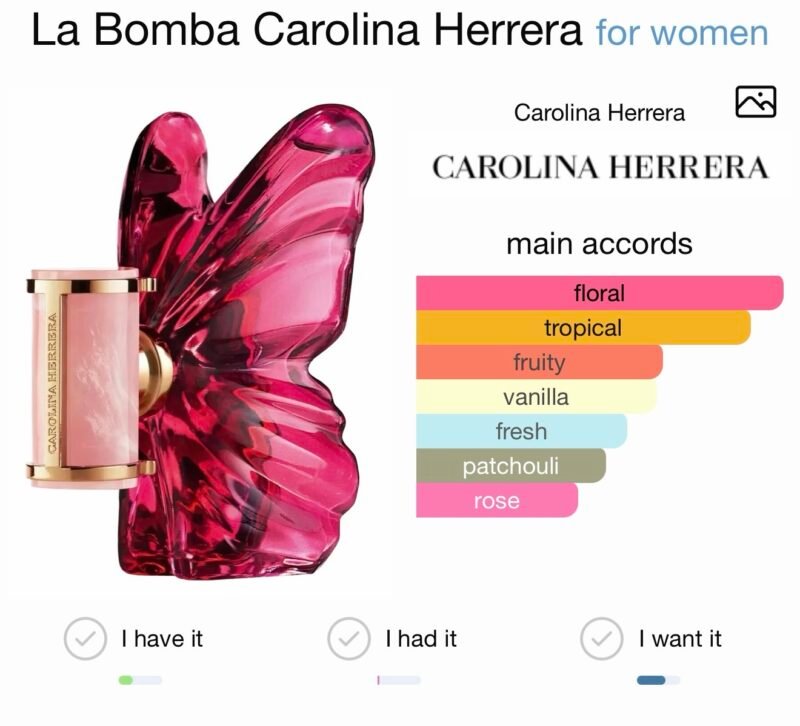 La bomba carolina herrera eau de parfum 80 ml