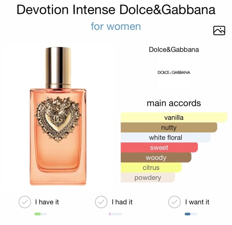 Dolce & gabbana devotion eau de parfum intense 100 ml
