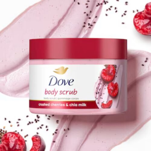 Dove Body Scrub Crushed Cherries & Chia Milk - 425g