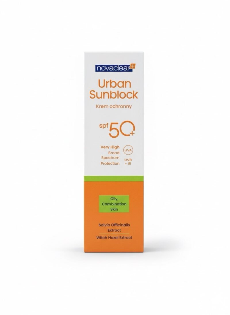 Novaclear Urban Sunblock SPF 50+ for oily and combination skin