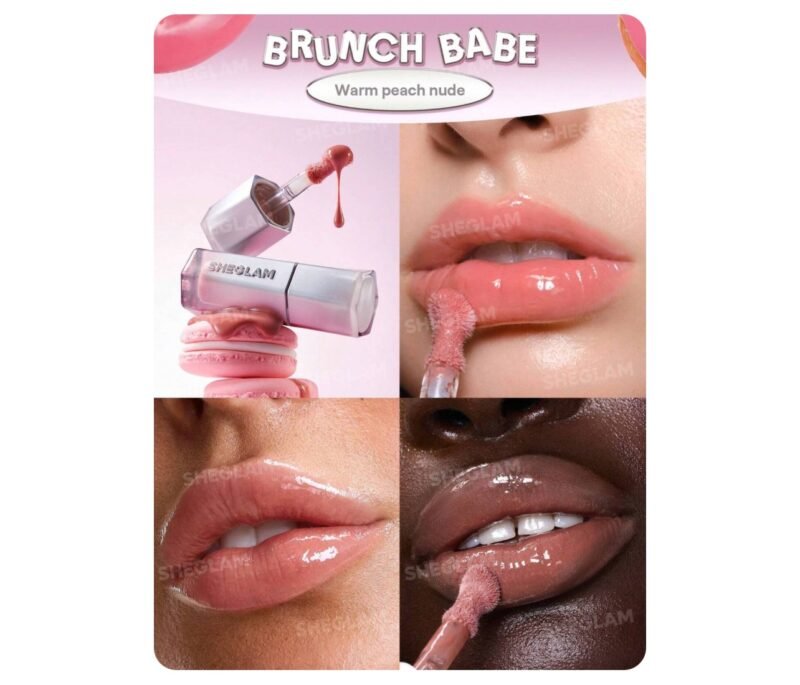 Sheglam Glass Lock Air Gloss - 012 Brunch Babe