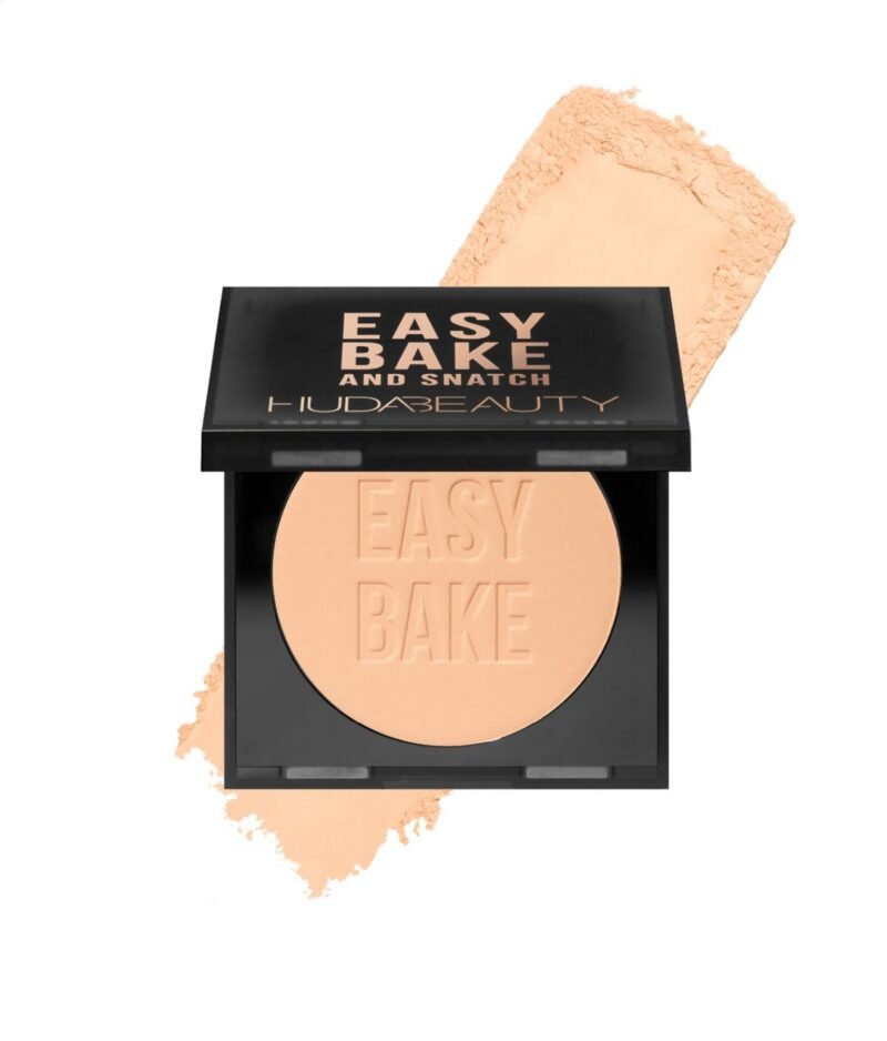 Huda Beauty Easy Bake And Snatch Pressed Brightening And Setting Powder - Peach Pie