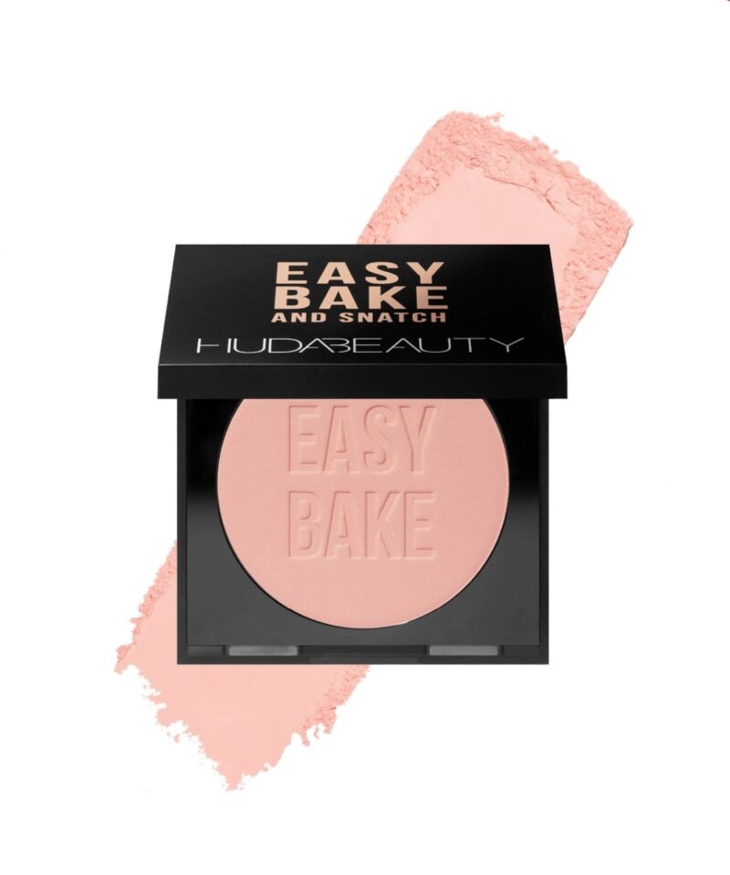 Huda Beauty Easy Bake And Snatch Pressed Brightening And Setting Powder- Cherry Blossom Cake