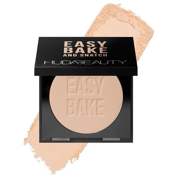 Huda Beauty Easy Bake And Snatch Pressed Brightening And Setting Powder - Cupcake