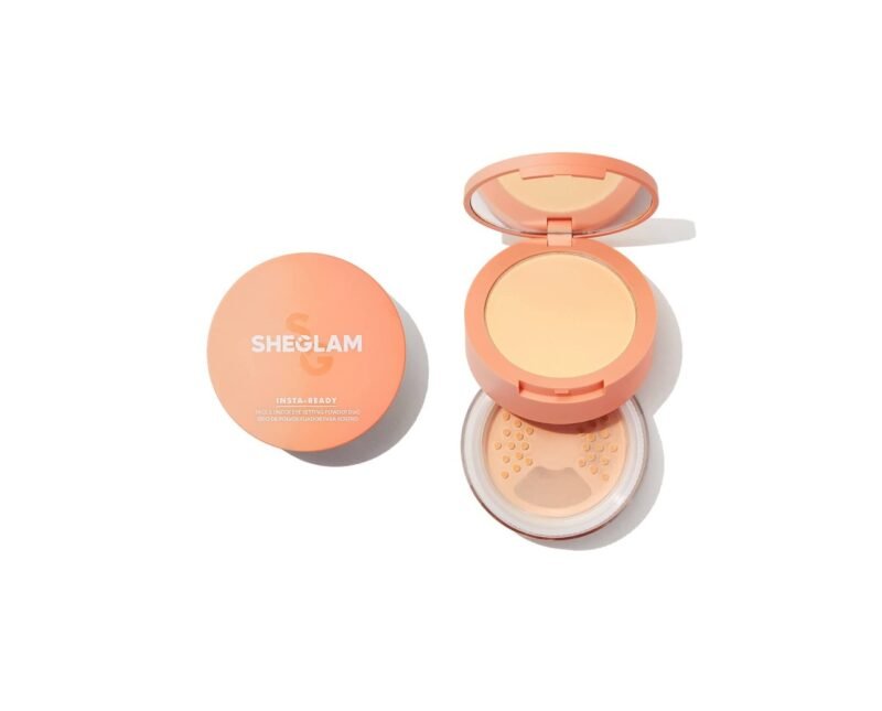 Sheglam Insta - Ready Face & Under Eye Setting Powder Duo - Toasted Almond