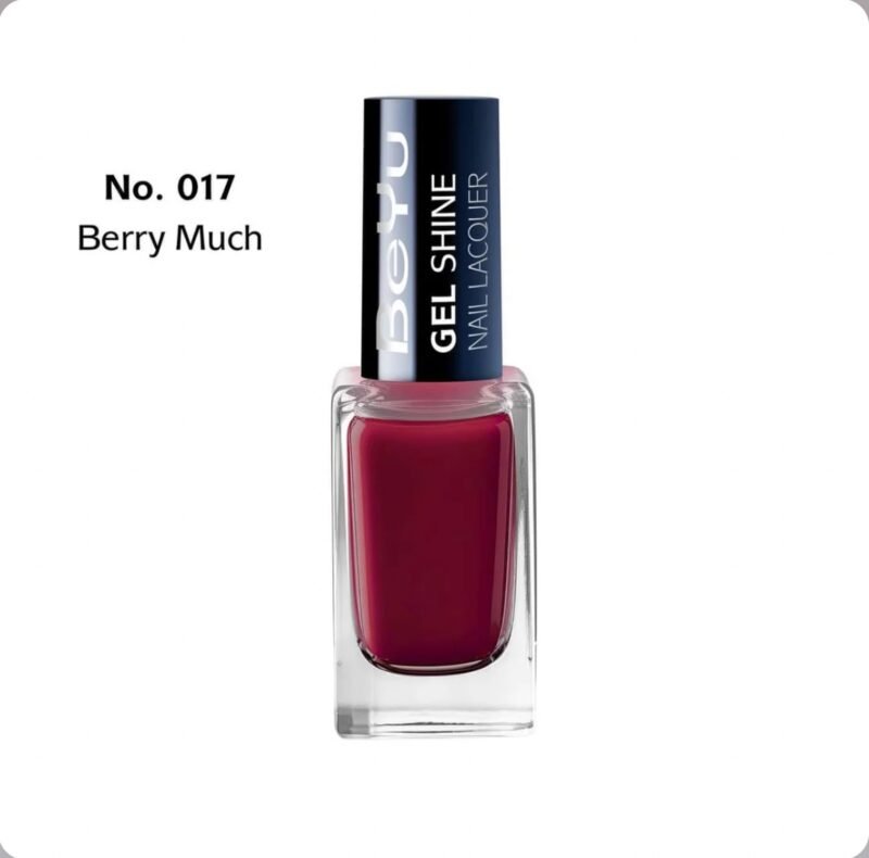 Beyu Gel Shine Nail Lacquer- 017 Berry Much