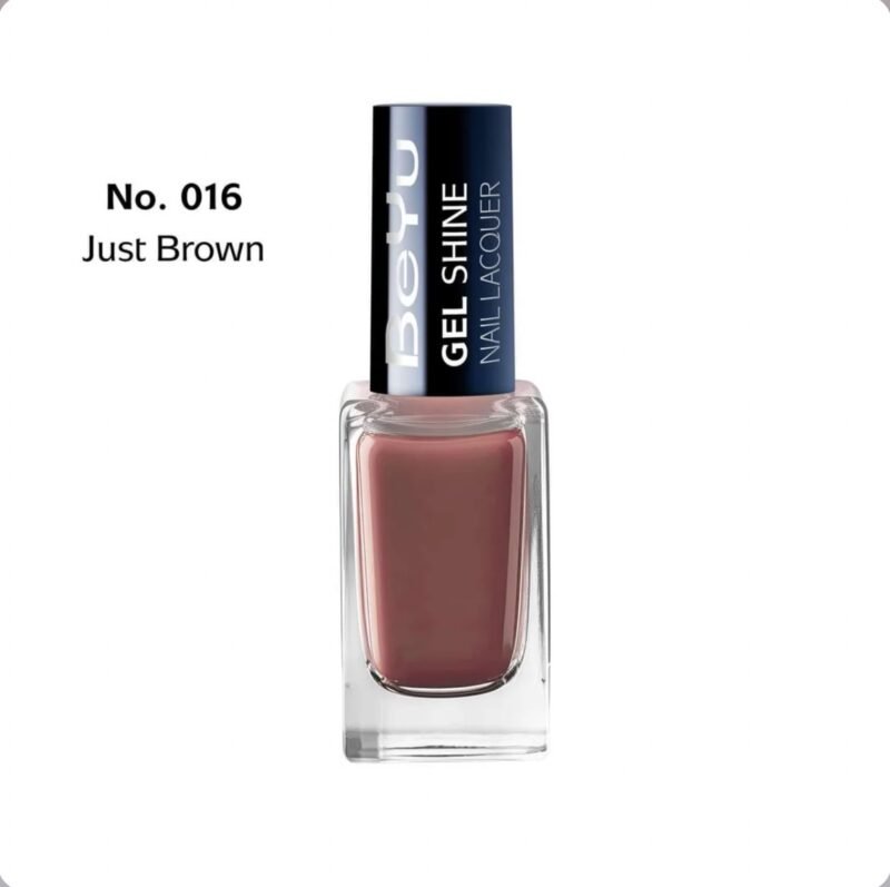 Beyu Gel Shine Nail Lacquer- 016 Just Brown