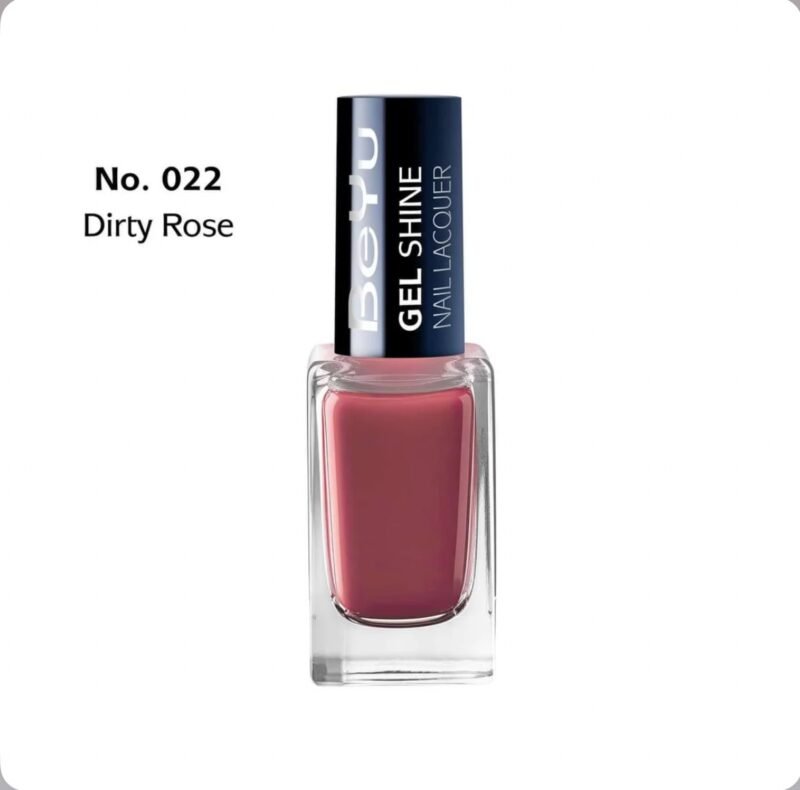 Beyu Gel Shine Nail Lacquer- 022 Dirty Rose