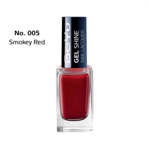 Beyu Gel Shine Nail Lacquer- 005 Smokey Red