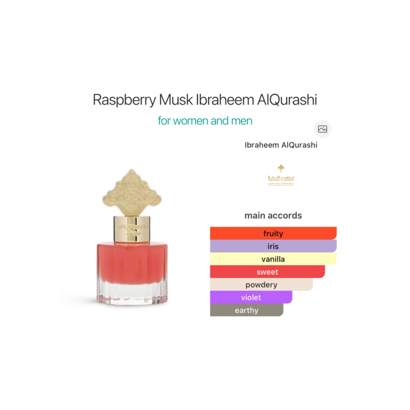 Ibraheem Al.Qurashi Musk Raspberry Perfume Oil For Hair - 15ml