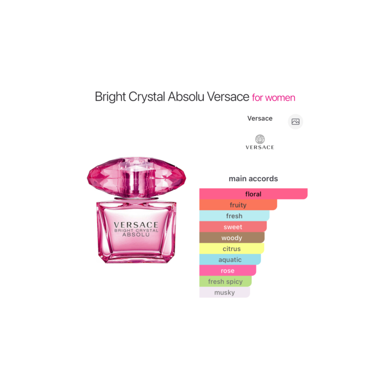 Versel Absolu Crystal La Parfum- 100ml