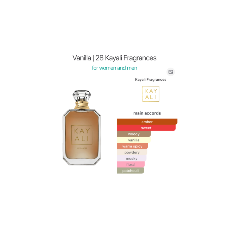 Kayali vanilla 28 eau de parfum 100ml