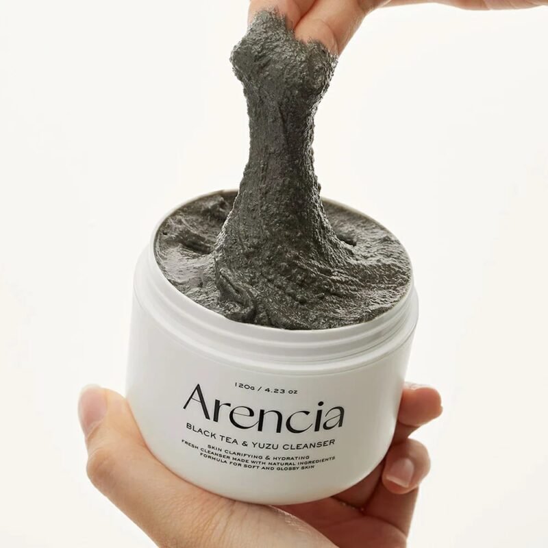 Arencia Black Tea & Yuzu Rice Mochi Cleanser - 120g