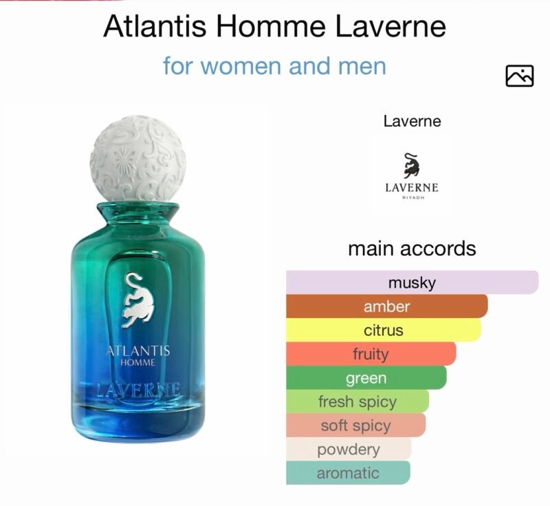 Laverne Atlantis Homme Eau De Parfum- 100ml