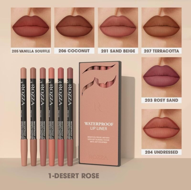 ROZZA Waterproof Lip Liner- 204