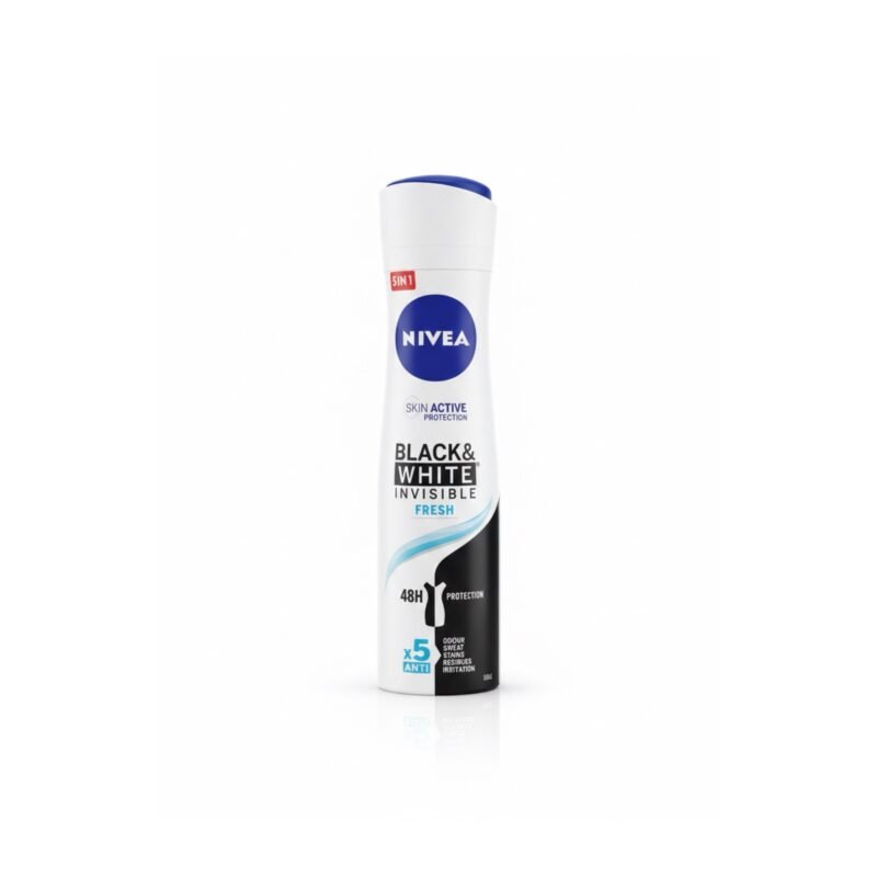 Nivea Black & White Invisible Fresh Antiperspirant Deodorant Spray -150ml