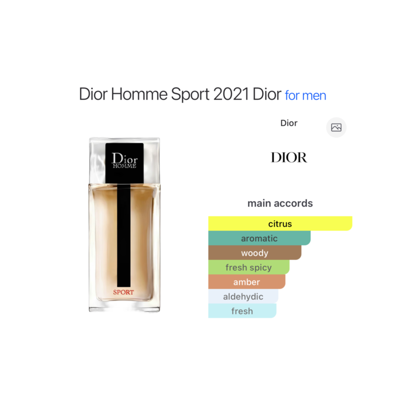 Dior Homme Sport Eau de Toilette 125ml