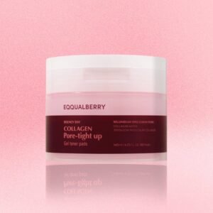 Eqqualberry Collagen Pore - Tight Up Gel Toner Pad - 140ml