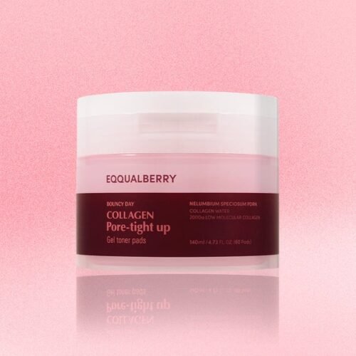 Eqqualberry Collagen Pore - Tight Up Gel Toner Pad - 140ml