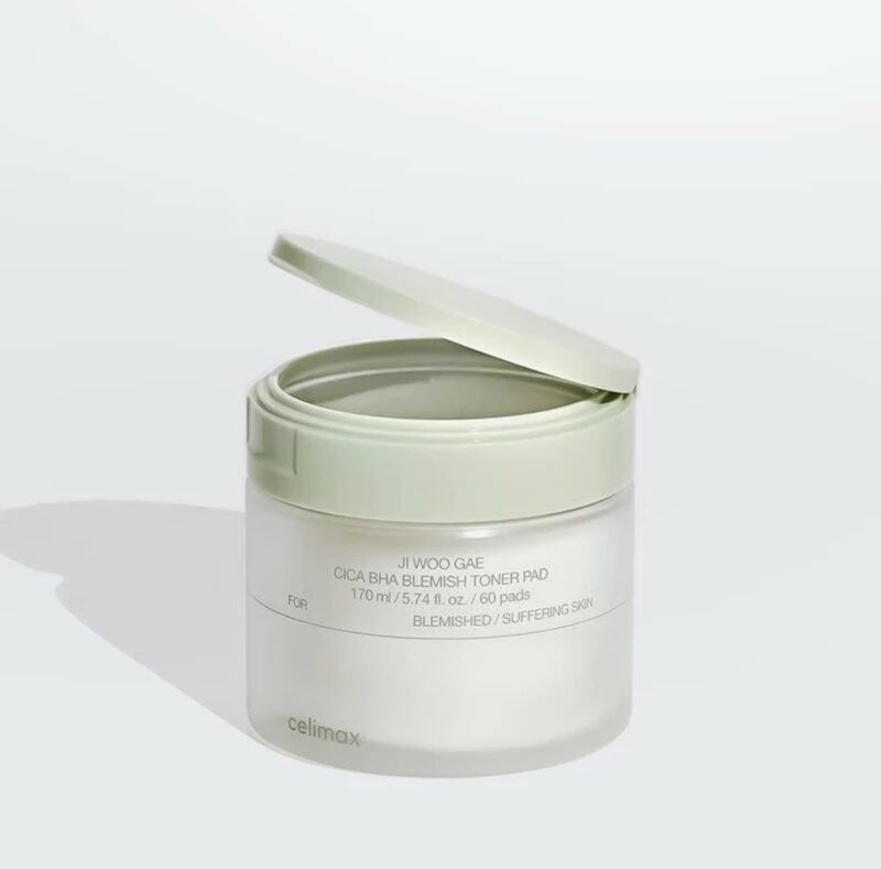 Celimax Ji Woo Gae Cica BHA Blemish Toner Pad - 170ml - 60pads