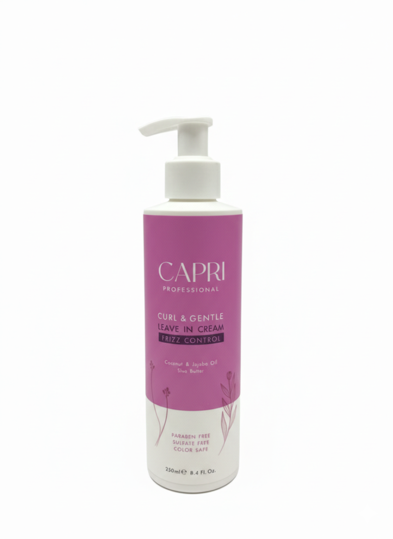 Capri Professional Crul & Gentle Leave in Cream Frizz Control-250ml