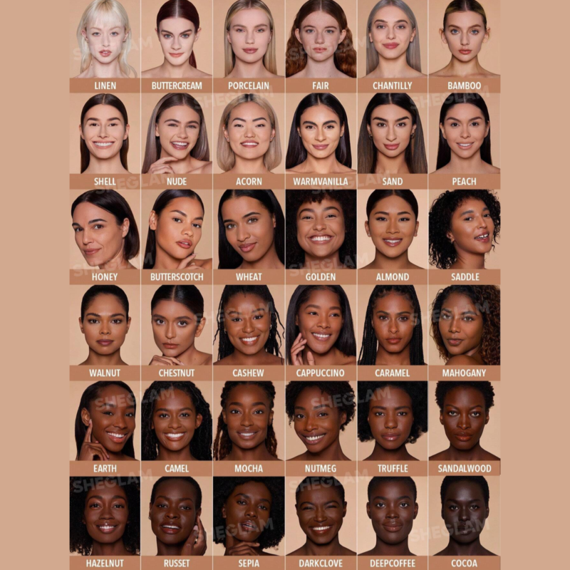 Sheglam Skin-Focus High Coverage Powder Foundation-Porcelain