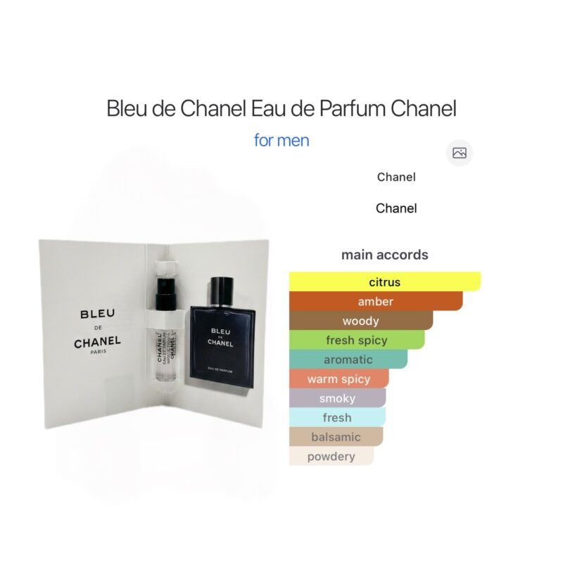 Chanel Bleu De Eau De Parfum Pour Homme - 1.5ml