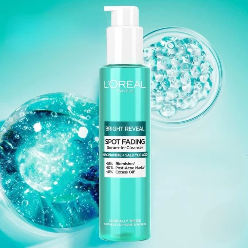 Loreal Bright Reveal Spot Fading Serum In Cleanser - 150ml