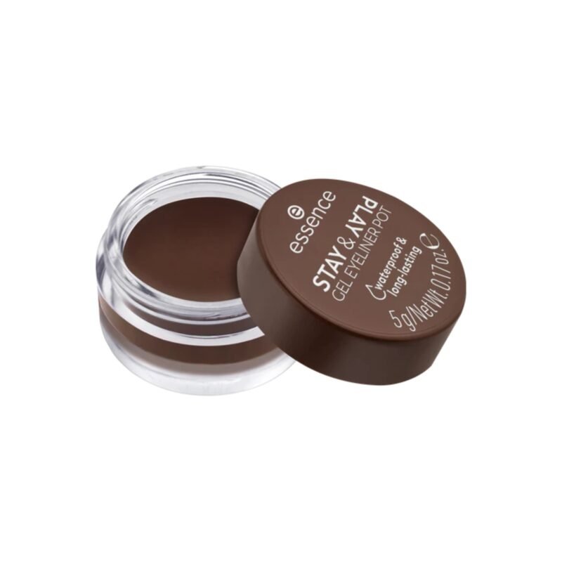Essence Stay &Play Gel Eyeliner Pot -02Brown