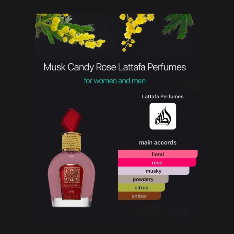 Lattafa Musk Candy Rose Eau De Parfum-100ml