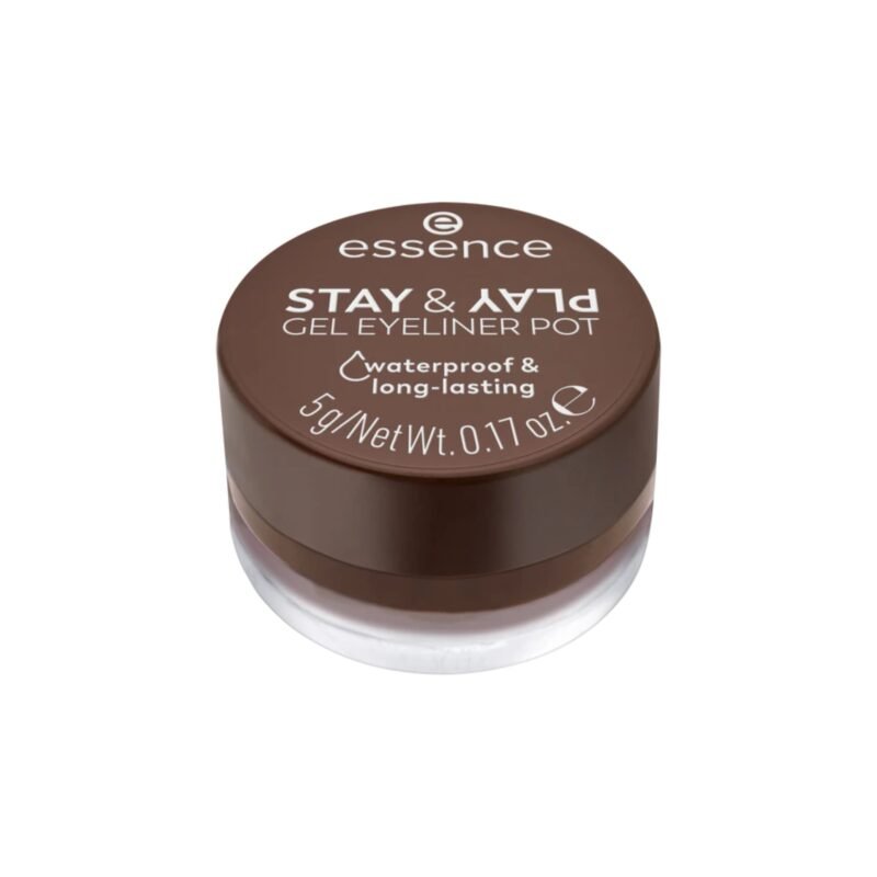 Essence Stay &Play Gel Eyeliner Pot -02Brown
