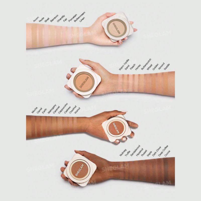 Sheglam Skin-Focus High Coverage Powder Foundation-Buttercream