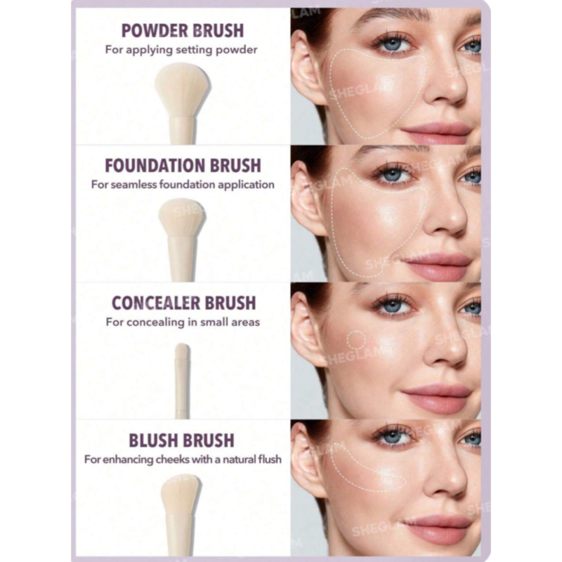 Sheglam Pro Core Brush-8 PCS