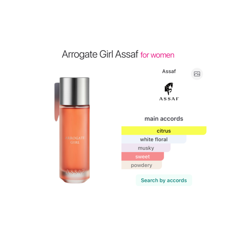 Assaf Arrogate Girl Eau De Parfume-  200ml