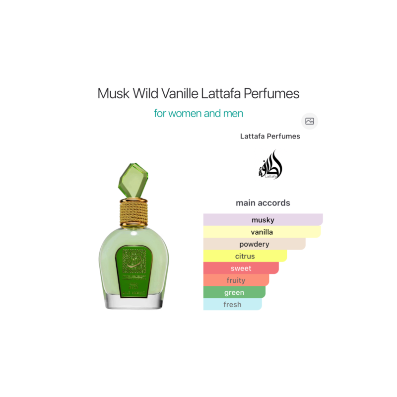 Lattafa Musk Wild Vanille Eau De Parfum-100ml