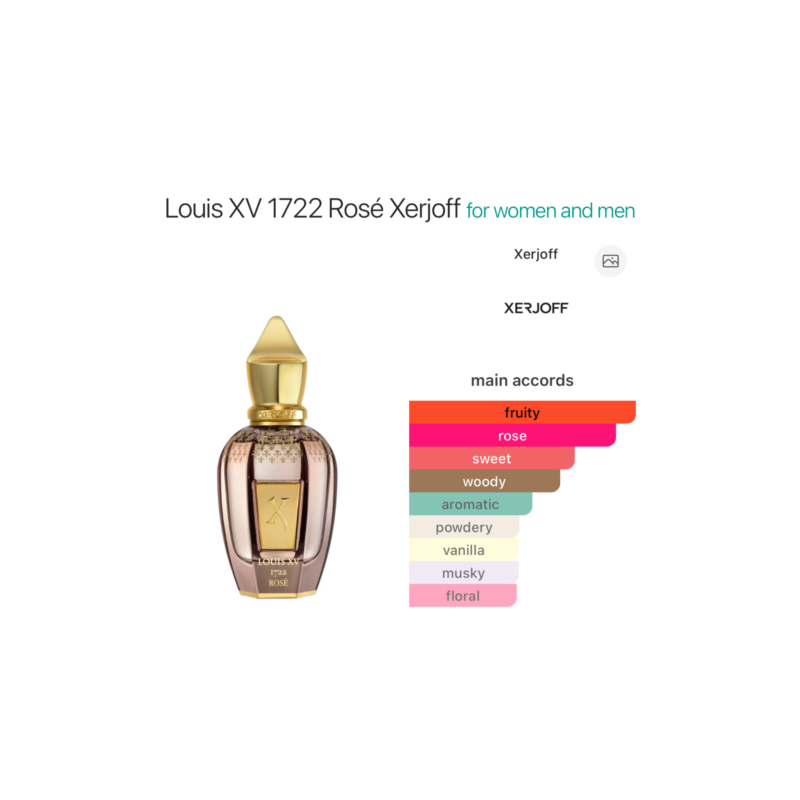 Xerjoff Louis XV 1722 de Venoge Rose parfum - 50ml