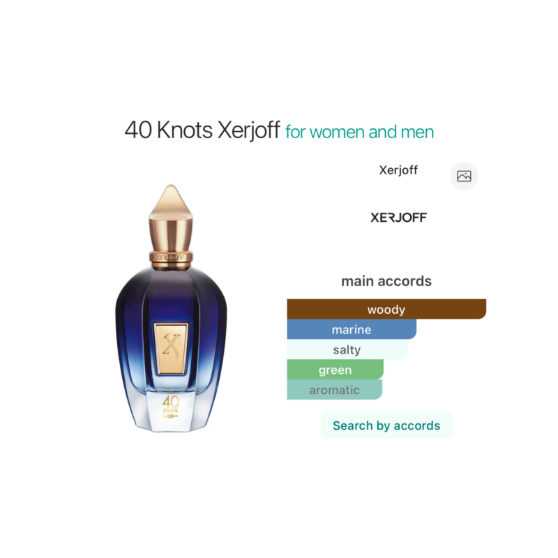 Xerjoff 40 Knots Eau De Parfum - 100ml