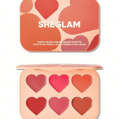 Sheglam Flush Crush Cream Blush Palette-Blushing Bouquet 6-Color Creamy