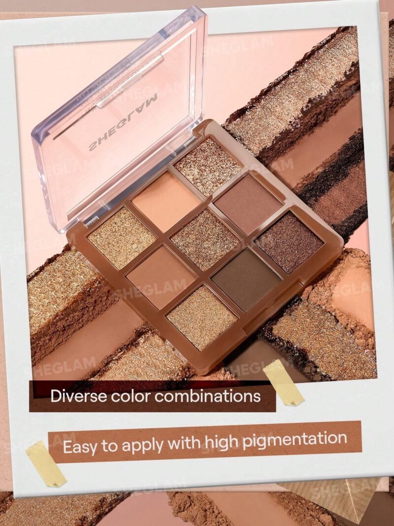 Sheglam Golden Mirage 9-Pan Eyeshadow Palette-Golden Mirage