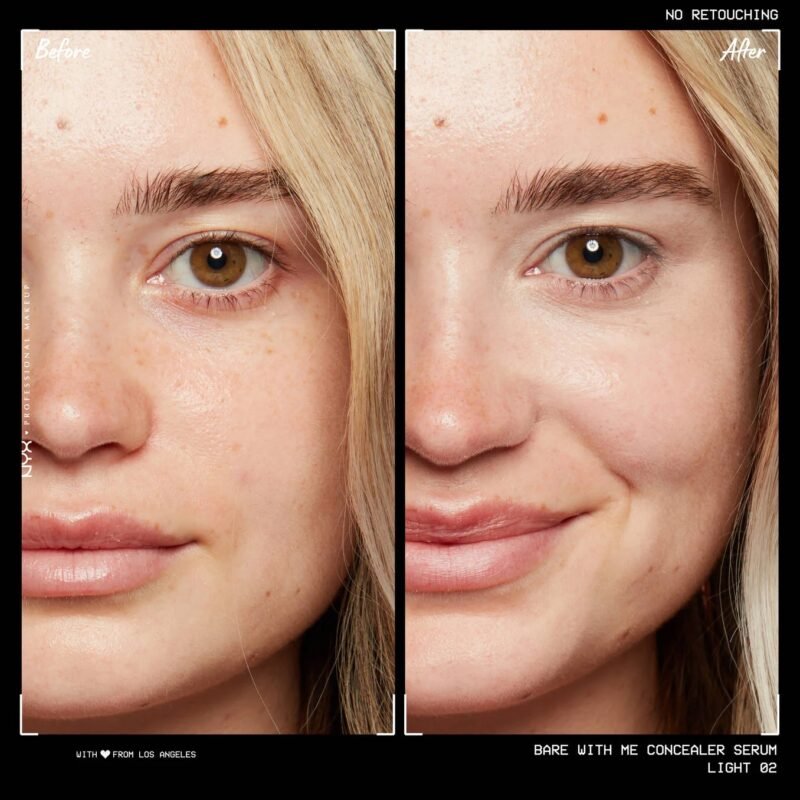 Nyx Bare with me concealer serum 02 light