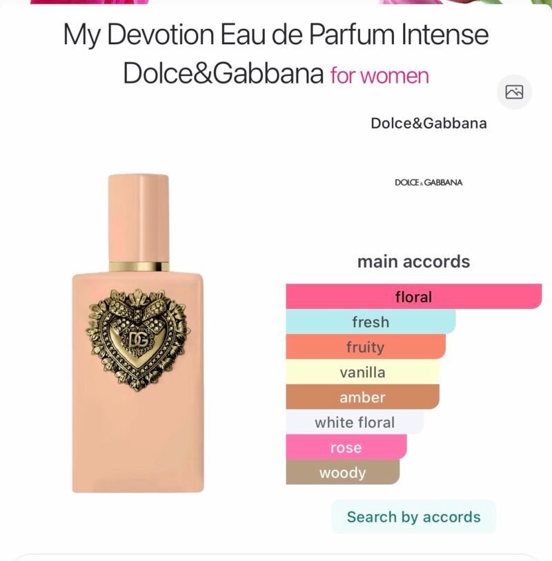 Dolce gabbana my devotion eau de parfum intense