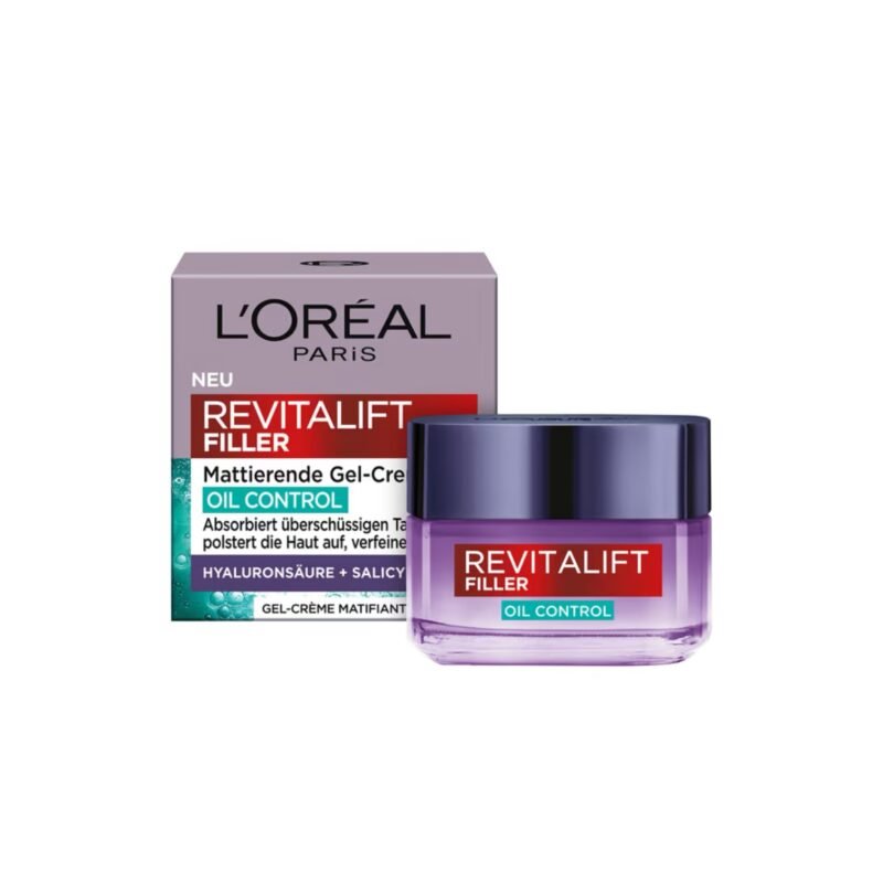 Loreal Revitalift Filler Oil Control Mattifying Gel-Cream - 50ml